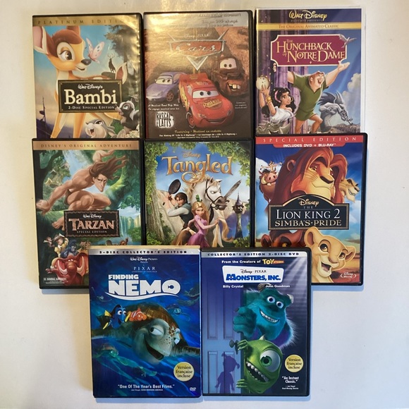 Disney Media 8 Disney Dvds Movies Poshmark
